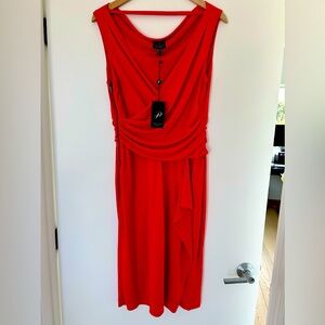 Adrianna Papel Red Dress, size 10 NWT